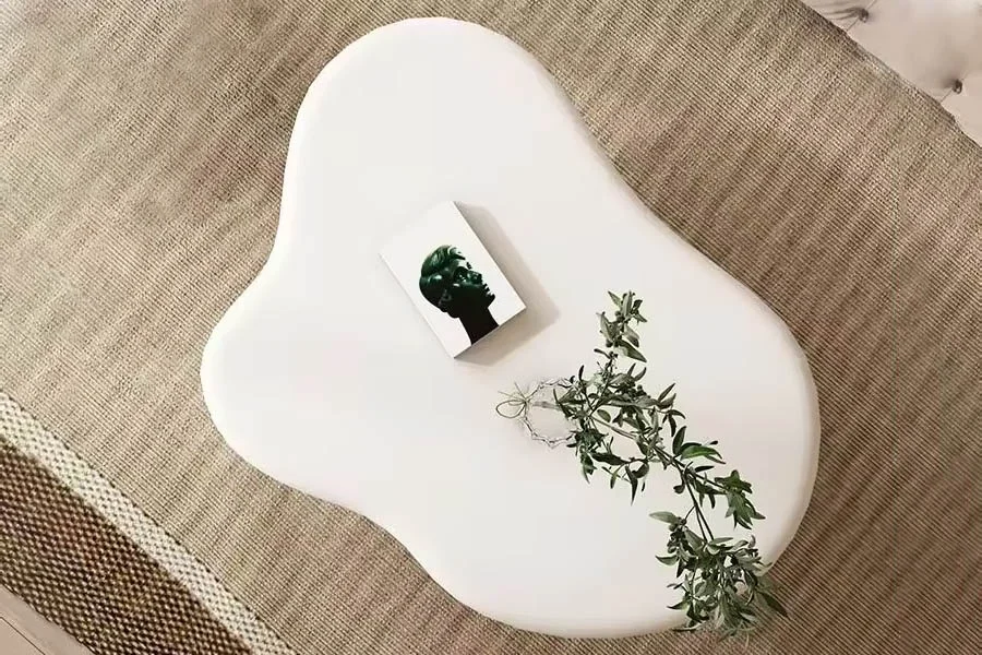 Unique shaped coffee table